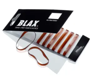 Originale Blax elastikker, 8 stk brun