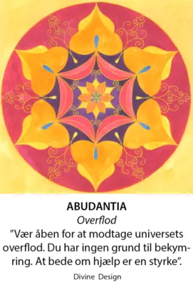 Divine Design mandala kort, Abundantia - Overflod