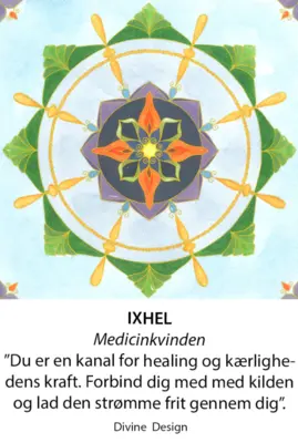 Divine Design mandala kort, Ixhel - medicinkvinden