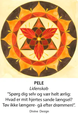 Divine Design mandala kort, Pele - lidenskab