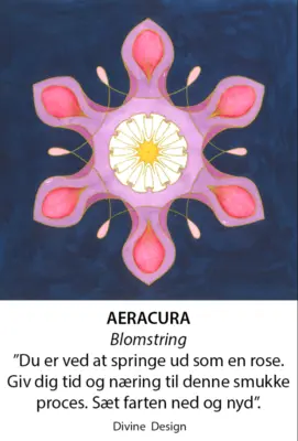 Divine Design mandala kort, Aeracura - blomstring