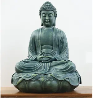 Figur Buddha Lotus Meditation 29 cm