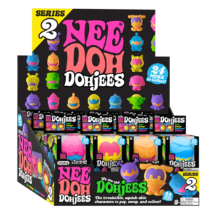 NeeDoh Dohjees mini figurer med bold - fidgetlegetøj