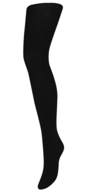 Mp Woman strømpebukser med merinould - vaflet mønster, sort