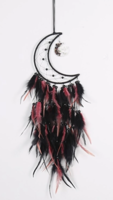 Drømmefanger Måne med livets træ som vedhæng