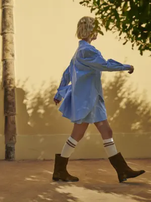 MP Woman Dicte knæstrømper med bomuld - flere farver