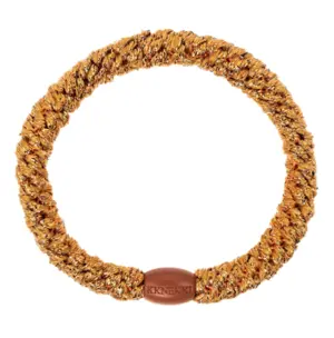 Kknekki elastik fra Bon Dep #04, burned terracotta glitter