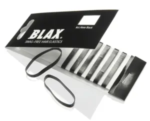 Originale Blax elastikker, 8 stk sort