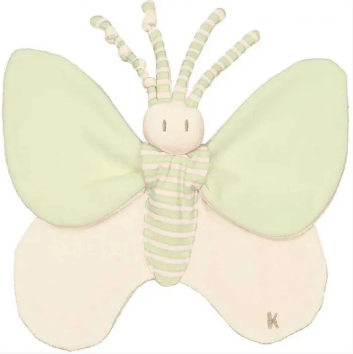 Bondifly økologisk nusseklud sommerfugl, lysegrøn