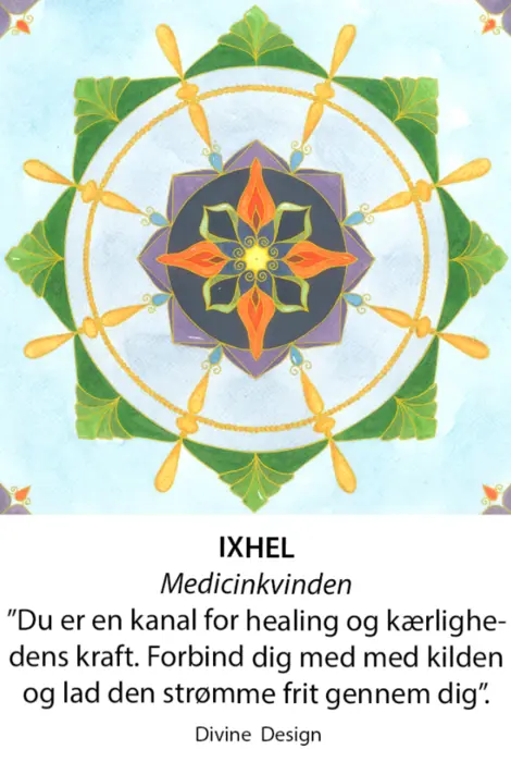 Divine Design mandala kort, Ixhel - medicinkvinden