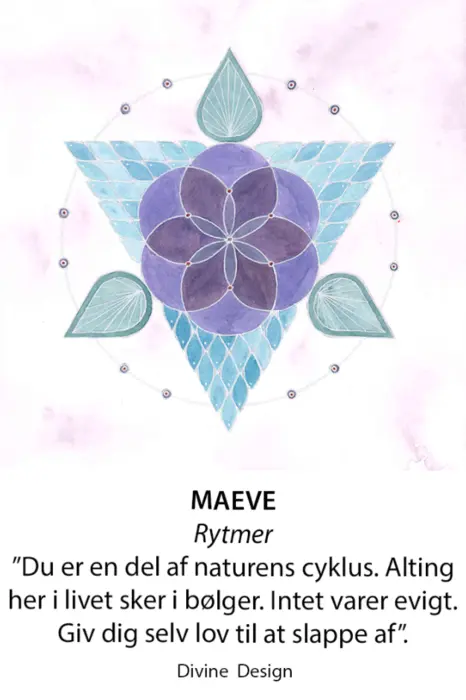 Divine Design mandala kort, Maeve - rytmer