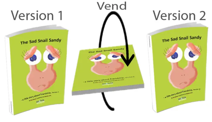 The Sad Snail Sandy - engelsk bog om venskab