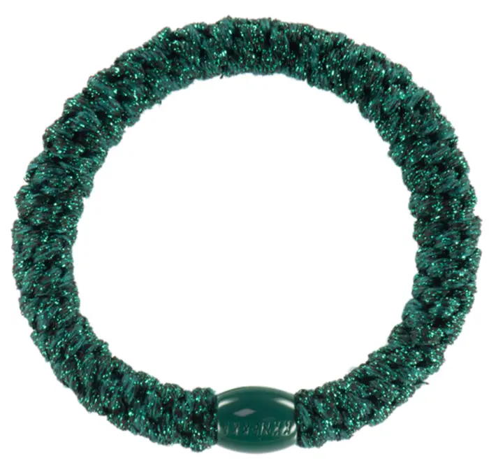 Kknekki elastik fra Bon Dep #12, grøn glitter