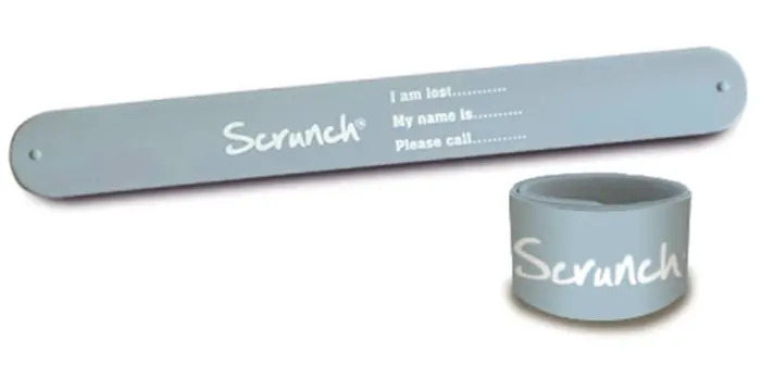 Scrunch ID armbånd til navn, flere farver