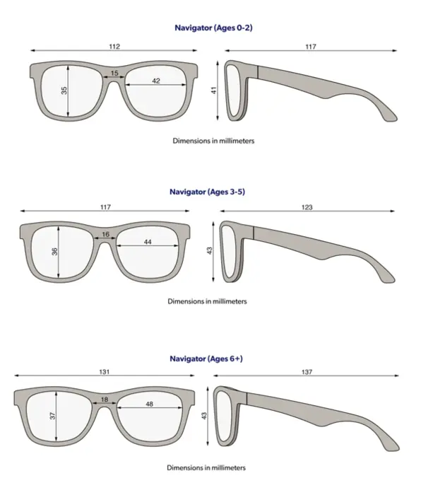 Babiators Navigator solbriller, sort Ops Black - 3 størrelser