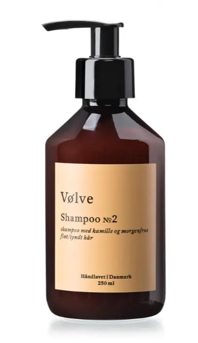 Vølve Shampoo No 2, økologisk med kamille og morgenfrue