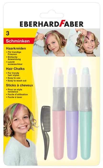 Eberhard-Faber hårkridt, pastel farver