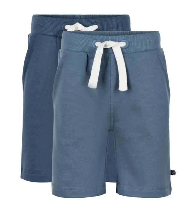 Minymo shorts med elastik 2 par, blå