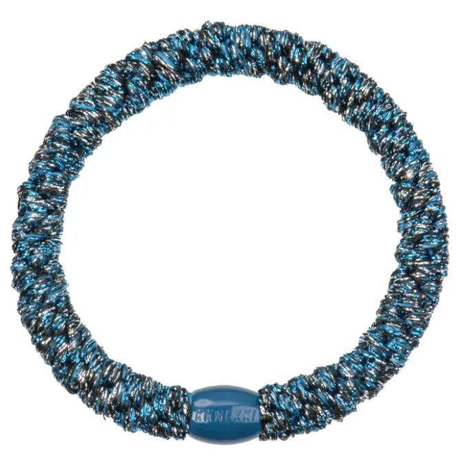 Kknekki elastik fra Bon Dep #10, navy multiglitter