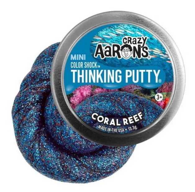 Crazy Aarons putty slim mini, Color Shock Coral Reef