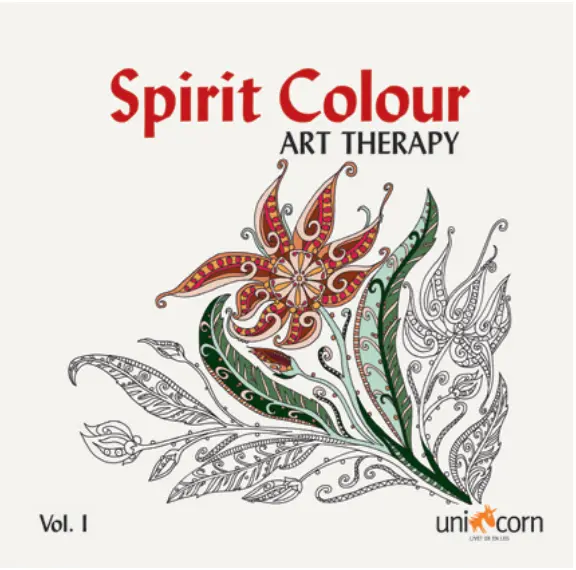 Spirit Colour Art Therapy 1 - malebog med mønstre