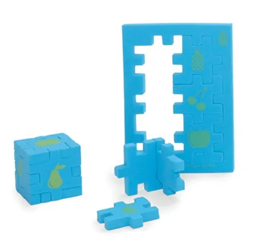 Happy Cube 2D og 3D puslespil, 4-7 år Junior