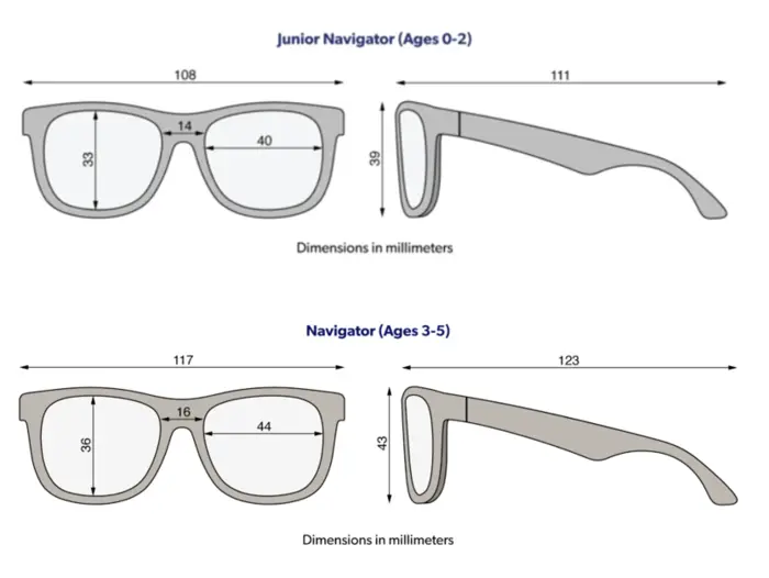 Babiators Navigator solbriller, Wicked White 0-2/3-5 år