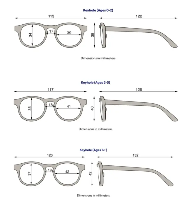 Babiators Keyhole solbriller, Ops Black (sort) - 3 størrelser