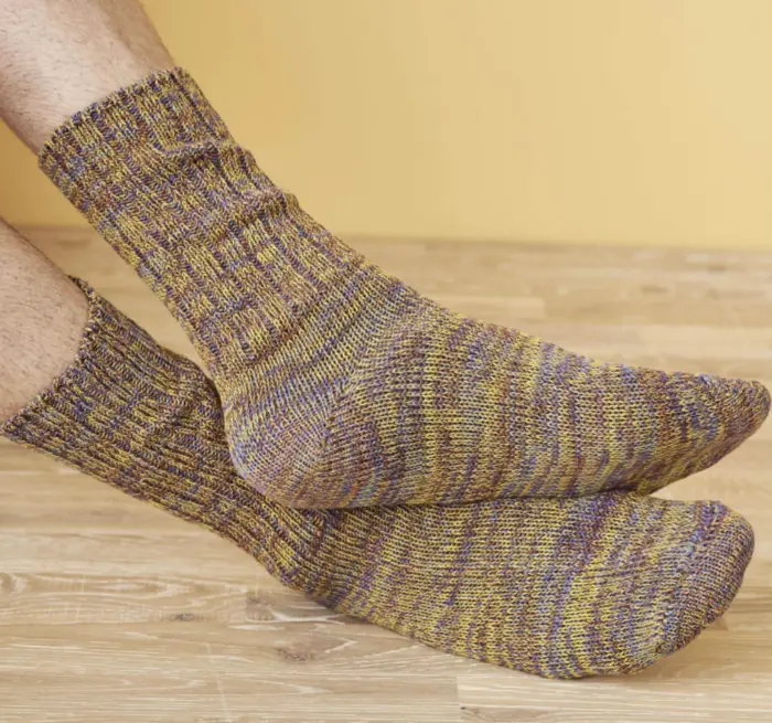 Living Crafts økologiske sokker i bomuld, Lovis barolo - udgår