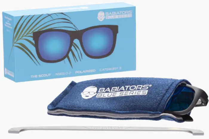 Babiators Navigator Polarized solbriller, The Scout sort 3 størrelser