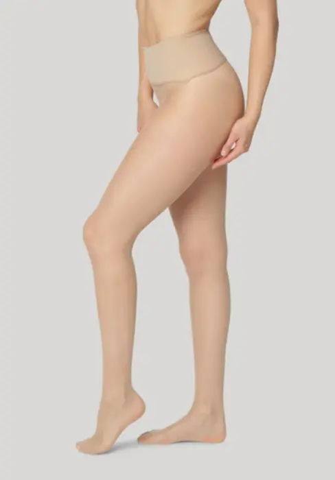 Dear Denier Erika strømpebukser Eco seamless 15 denier, sort el nude