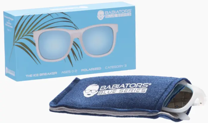 Babiators Navigator Polarized solbriller, The Icebreaker hvid 2 størrelser