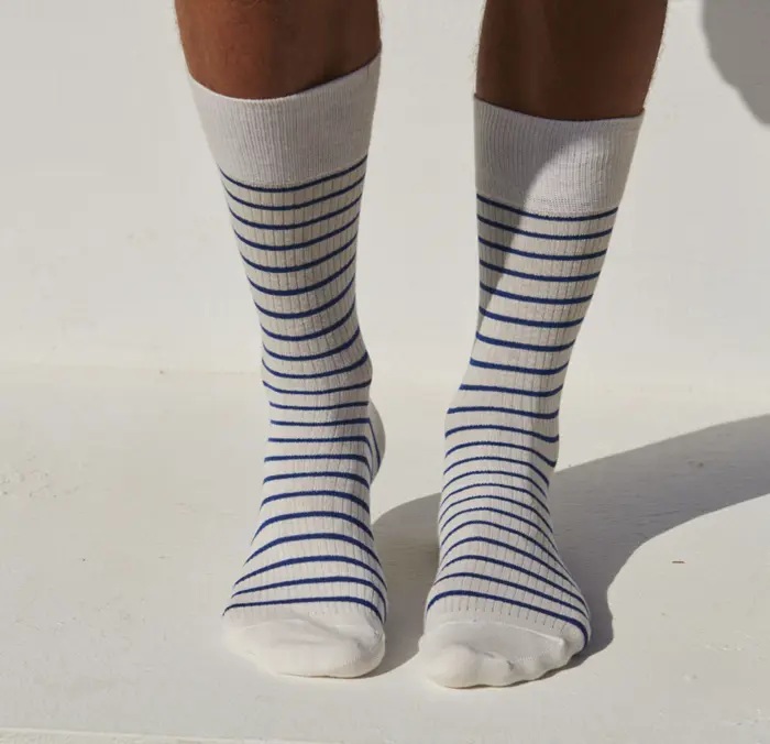 Mp Men Knud strømper med striber (lille tåsøm) - vælg farve