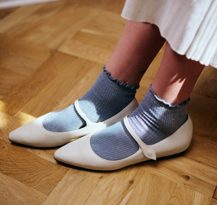 MP Woman Lis korte glimmerstrømper (lille tåsøm), vælg farve