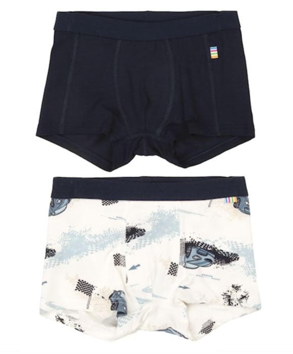 Joha bambus boxershorts 2 par, Navy m racerbil