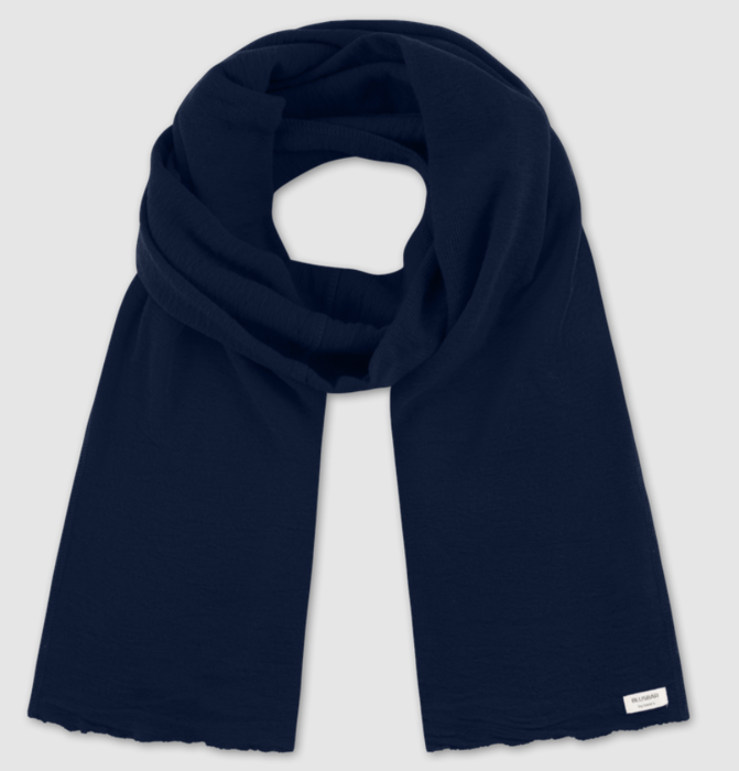 By Basics 1024 aflangt tørklæde i merinould - vælg farve