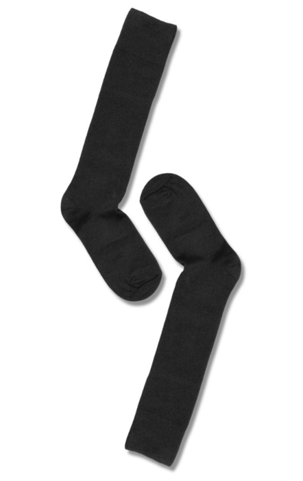 Note by Syversen knæstrømper i bambus med comfort top, sort