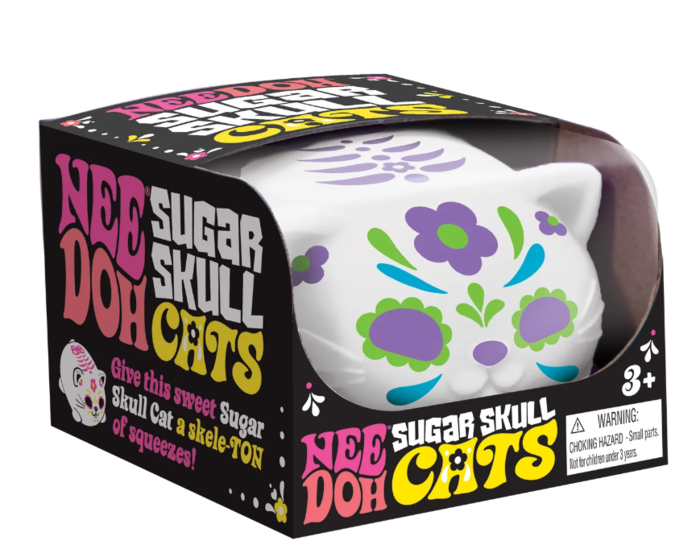 NeeDoh Sugar Skull Cat fidgetbold