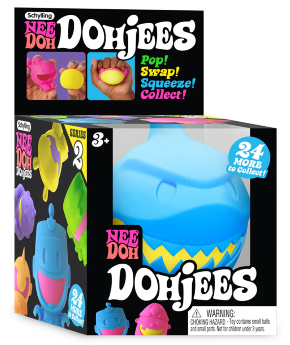 NeeDoh Dohjees mini figurer med bold - fidgetlegetøj