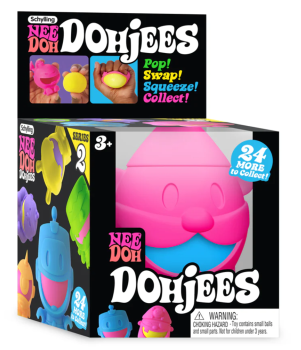 NeeDoh Dohjees mini figurer med bold - fidgetlegetøj