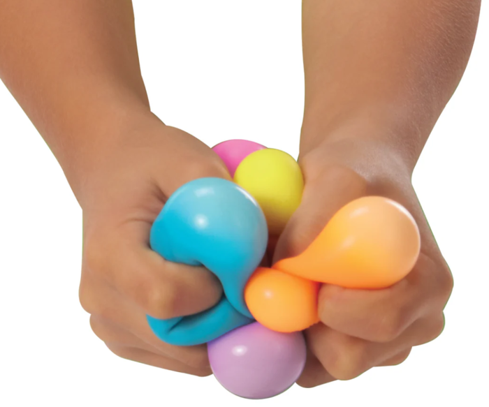 NeeDoh Teenie Rainbow Groovy Glob - æske med 6 bolde