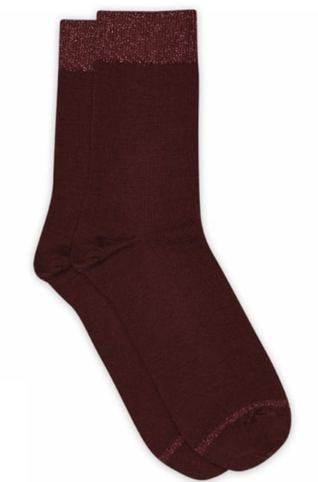 MP Woman Erina uldstrømpe med glimmer - flere farver