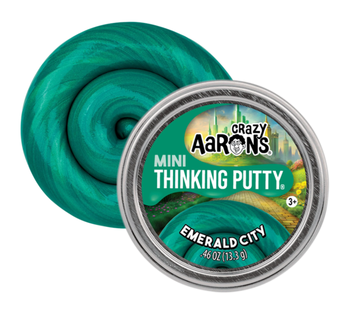 Crazy Aarons Thinking Putty Mini, Emerald City