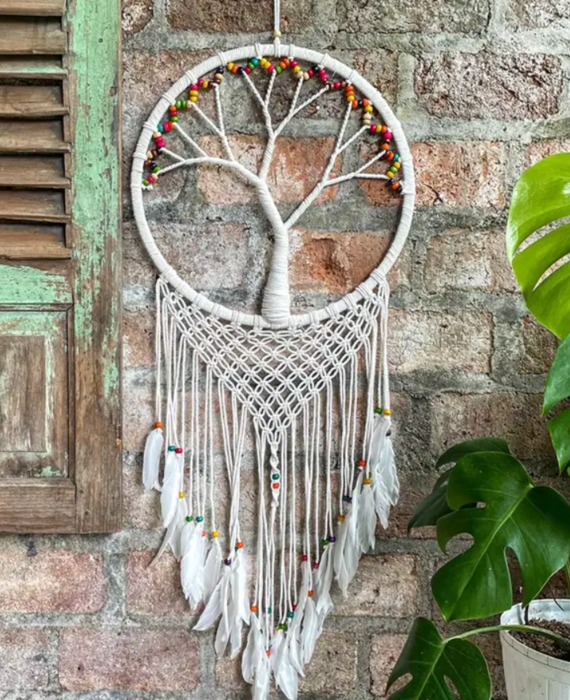 Drømmefanger mega med Livets træ