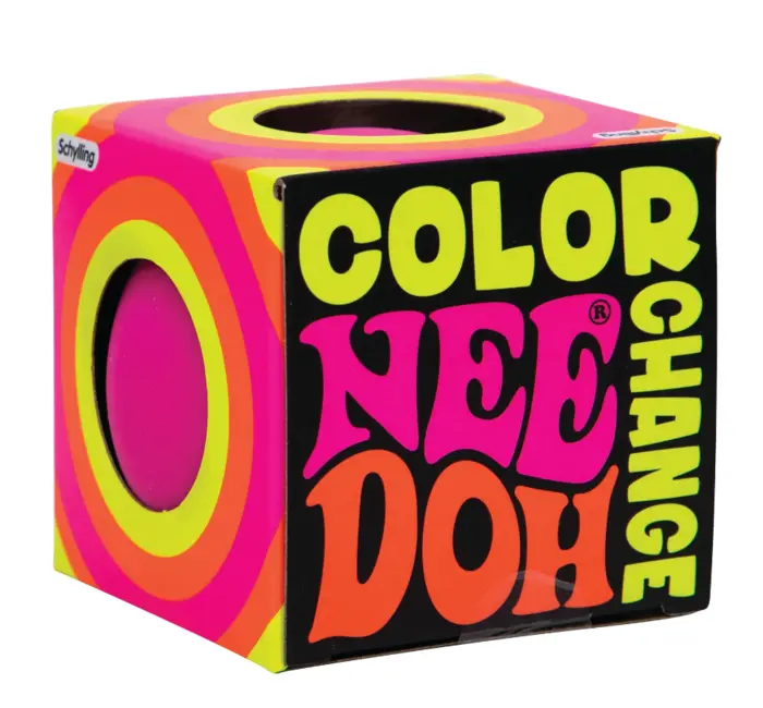 NeeDoh Color Change fidgetbold (firkantet)