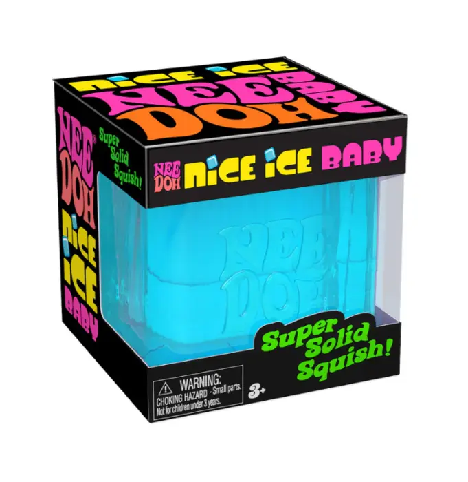 NeeDoh Nice Ice Baby fidgetbold - lille isterning
