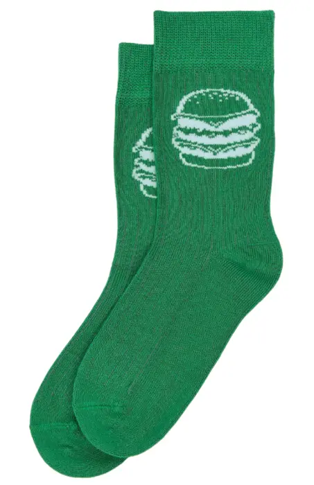 Minipop bambusstrømper 3-pak mix, Fern Green