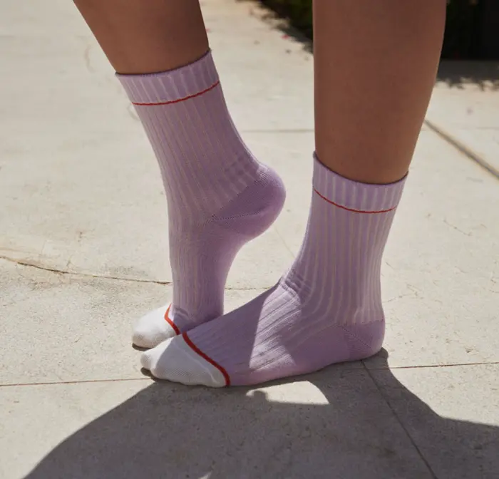 MP Woman Megan bambusstrømper med striber - flere farver