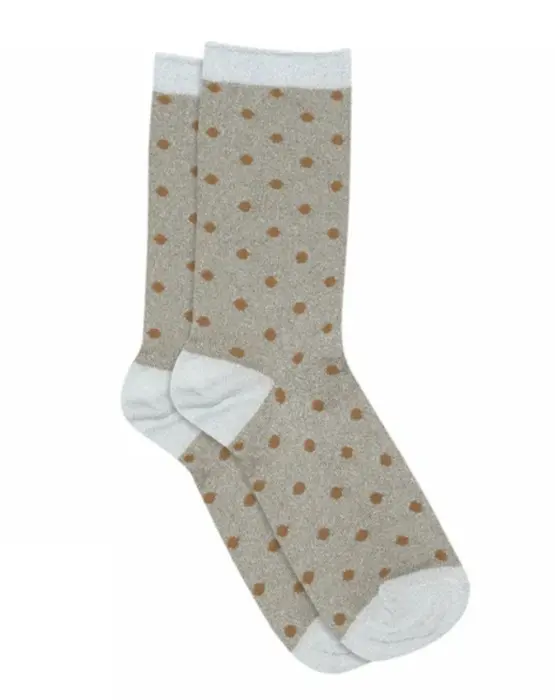 MP Woman Donna glimmerstrømper med prikker (lille tåsøm)