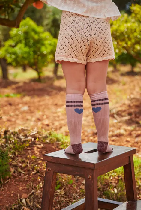 MP Kids Elga lange glimmerstrømper, flere farver